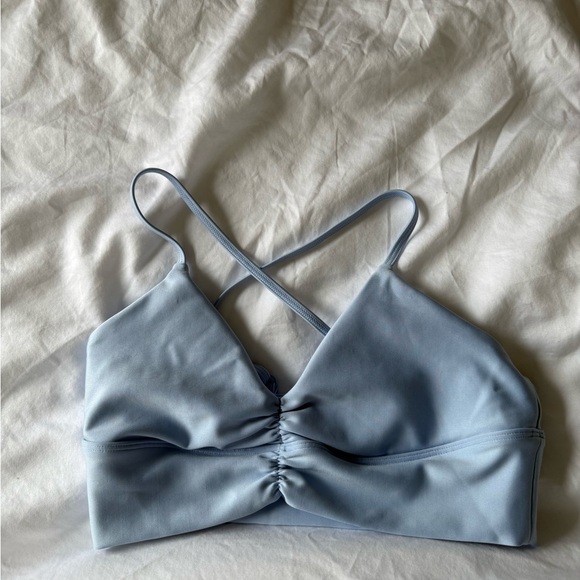 ALO Yoga Light Blue Bra - Picture 1 of 3